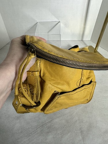 Vintage Lucky Brand verstellbarer Riemen Leder Umhängetasche Foldover Handtasche - Bild 14 von 18