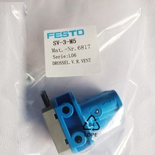1Pc NeW Festo SV-3-M5 6817 Front Panel Mount Valve