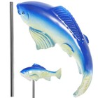  Resin Garden Statue Outdoor Wall Art Pond Frog Decoration Fishing Sculpture