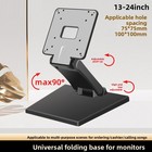 Folding Computer Monitor Stand Desktop Base Computer Booster Stand  For Home