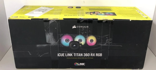 Refroidisseur CPU liquide Corsair iCUE LINK TITAN 360 RX RGB noir - Photo 3/4