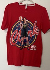 Caitlin Clark Canvas Women’s Small Tshirt  Indiana #22 Salesforce Caitlin Fever