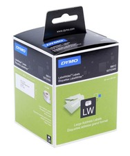 DYMO Etikettenrollen für Etikettendrucker S0722400 weiß, 89,0 x 36,0 mm, 2 x 260