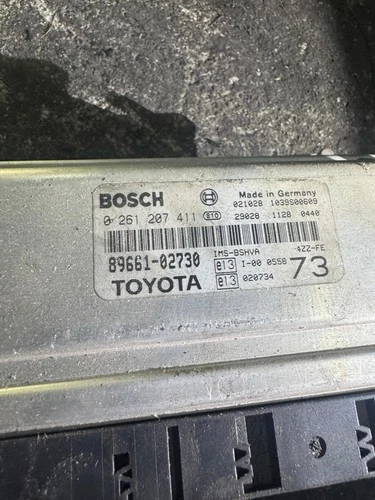 Bosch M7.9.4 ECU 89661 02730 0261207411 Engine Control Unit for Toyota Yaris 1.0