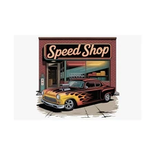 Speed Shop Series number #007, hot rod parts store 