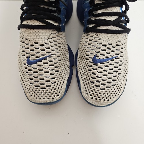 Nike Air Presto Ultra Flyknit Talla Mediana UK 8.5 Azul Atlántico Blanco Negro Entrenadores - Imagen 15 de 22
