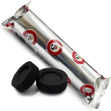 Sunlight Charcoal Tablets 33mm Quick Light 10 Count for Incense & Resin Burners