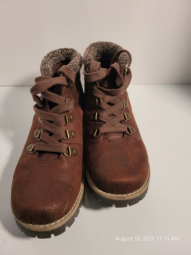 Botas HILDI Route 66 para mujer. Nuevo sin etiquetas. Tobillo Marrón Talla 8M - Imagen 4 de 5