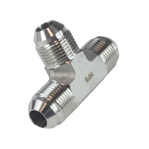 Stainless Steel 304 JIC Flared Tee 1/2" JIC Male x 1/2" JIC Male x 1/2" JIC Male - Picture 4 of 5