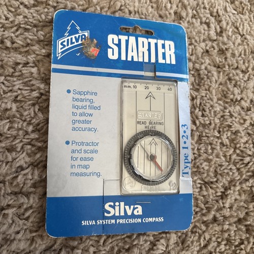 'Silva' Starter 1-2-3 Compass - Great for Outdoor Beginners- Navigate Accurate