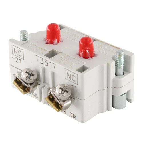 EATON 10250T3A HEAVY DUTY CONTACT BLOCK, 30.5MM, 2NC, 10A