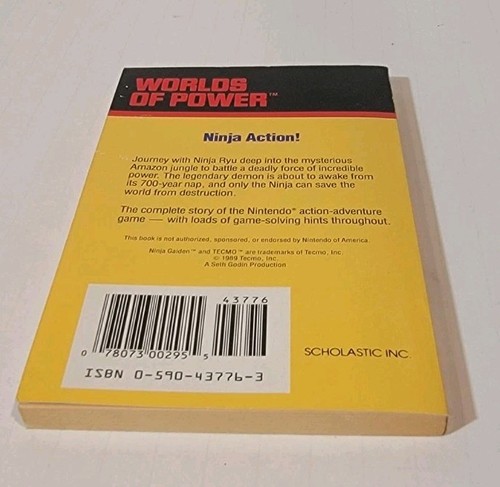 1989 Nintendo NES Worlds of Power #3 Ninja Gaiden Paperback Book New - Picture 9 of 10