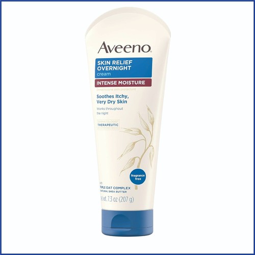 Aveeno Intense Moisturizing Soothes Itchy, Very Dry Skin Fragrance Free 7.3oz - Picture 8 of 12