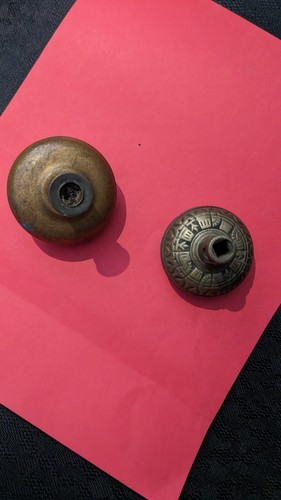 antique bronze door knobs - Picture 2 of 4