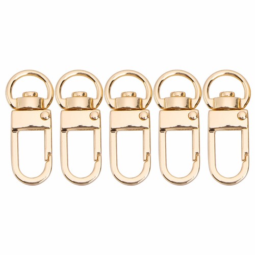 5/10Pcs Metal Swivel Lobster Claw Clasp Snap Trigger Hook Buckle for Key Rings - Picture 43 of 130