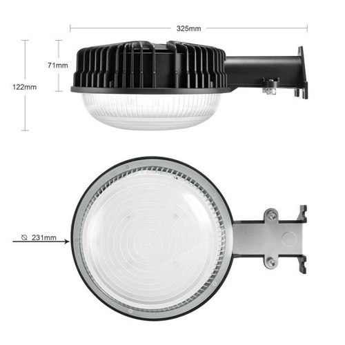 80W 100W 120 Watt LED Barn Light Dusk to Dawn Yard Garden Outdoor Security Lamp - Picture 9 of 11