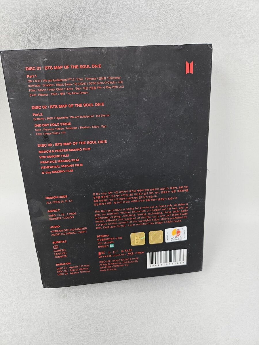 BTS MAP OF THE SOUL ON:E BLU RAY OFFICIAL PHOTO CARD