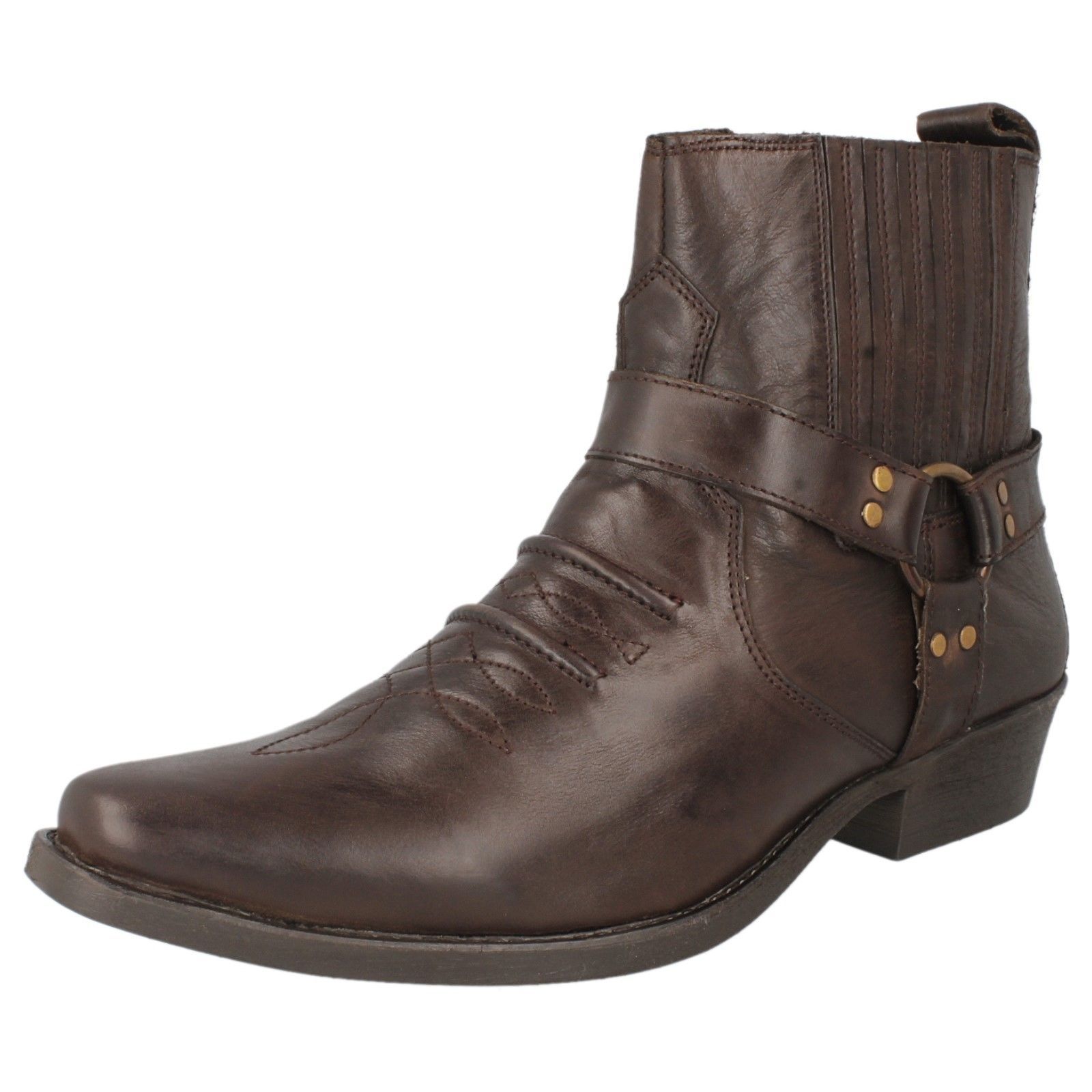 Maverick A3R003 para hombre de cuero marrón (tan) Bota De Cowboy Maverick A3R003 para hombre de cuero marrón (tan) Bota De Cowboy