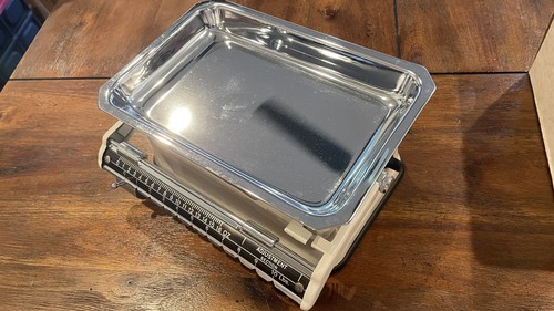 Vintage Stube Feintarierung Kitchen Scale 5 kg / 500 Gramm Scale - White - Picture 2 of 7