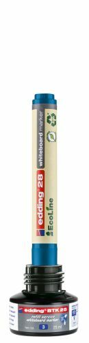 Edding 28 EcoLine Whiteboard Marker Pen | Bullet 1.5-3mm Nib  EcoFriendly Refill - Picture 5 of 8