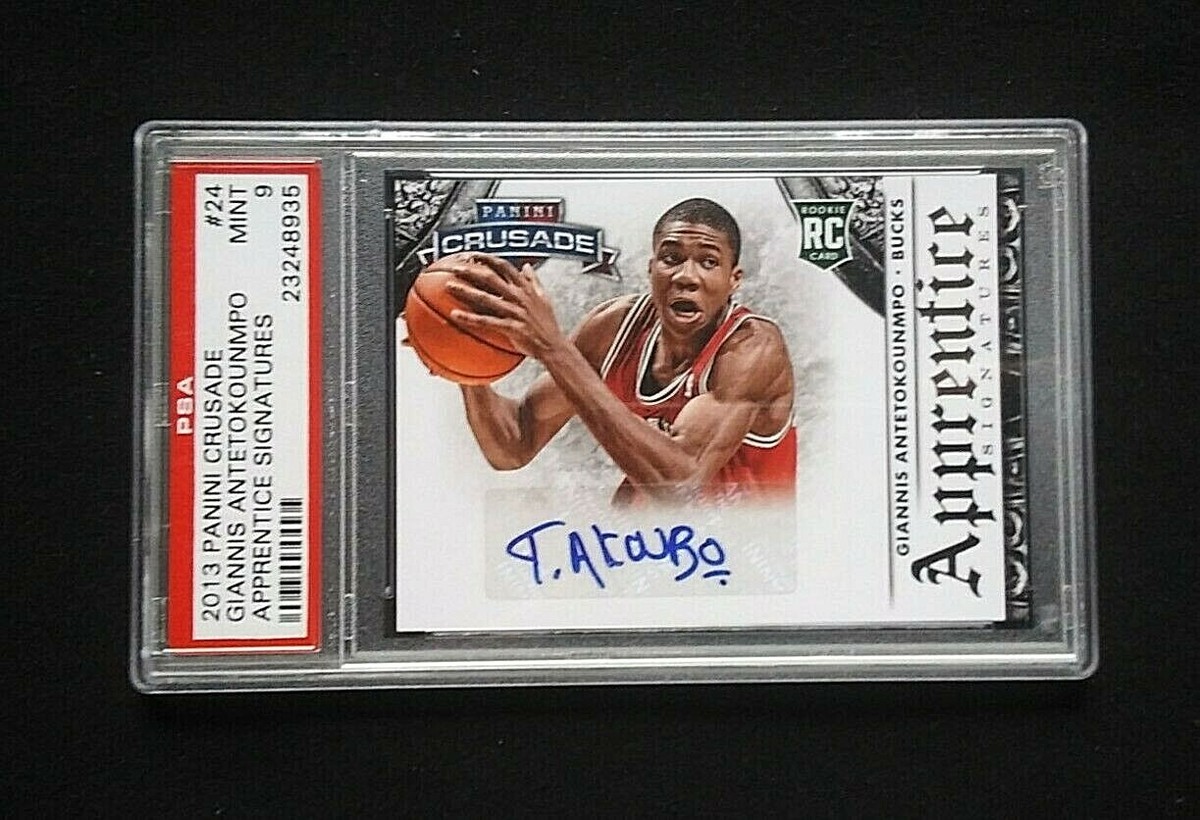 2013-14 Crusade Giannis Antetokounmpo Apprentice Auto Rookie RC