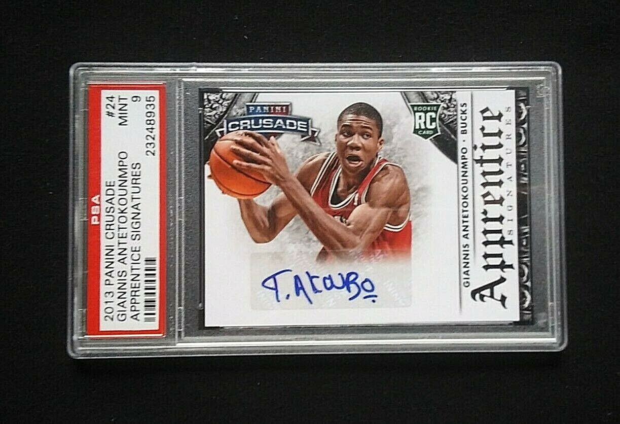 Giannis Antetokounmpo 2013 Crusade #24 Apprentice Signatures