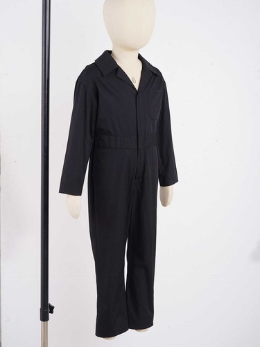 UK Kids Girls Jumpsuit Overall Mechanic Boiler Suit Coverall Workwear Costume - Picture 13 of 94
