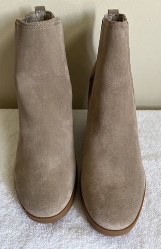 Sorel Women's 9.5 Joan Uptown Chelsea Waterproof Wedge Bootie - Taupe - Picture 2 of 11