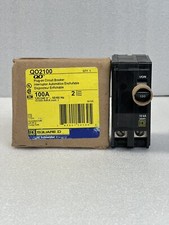 New Circuit Breaker Square D QO2100 100 Amp 2 Pole 120/240V
