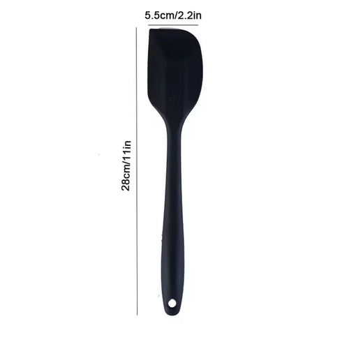 Teigschaber aus Silikon, 28 cm, BPA frei | Spatel | Teigspatel Backen Kochen