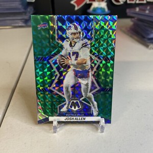 2022 Panini Mosaic Green Mosaic Prizm #20 Josh Allen Buffalo Bills
