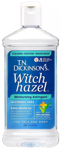 6 Pack T.N. Dickinson's Witch Hazel Moisturizing Astringent Alcohol-Free New - Picture 2 of 3