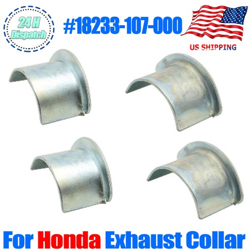 2 Set Exhaust Joint Tube Collar For Honda 100 125 CL SL TL XL #18233-107-000 USA - Bild 1 von 8