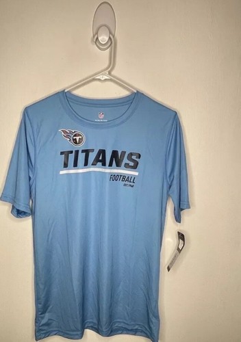 NFL Tennessee Titans Active Shirt Boys Size Medium 10-12 Football Short Sleeve - Picture 2 of 4