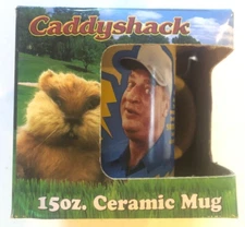 New Vintage Officially Licensed Caddyshack 15 oz Ceramic Mug Beige ICUP Inc WB