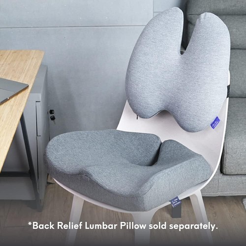 Pressure Relief Seat Cushion, Memory Foam for Office Chair, Car, Sciatica Relief - Picture 37 of 47