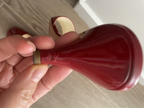 💯 Authentic And Genuine Chanel Red Mules - Picture 4 of 8