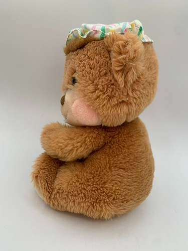 Vintage 1985 Fisher Price Sleepy Time Teddy Bear Grandma Cap Pajamas Cap hat 10" - Bild 7 von 12