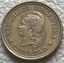 10 centavos 1970 Argentyna 🇦🇷 KM# 66, CJ# 343 do 348, Piękny# 66 