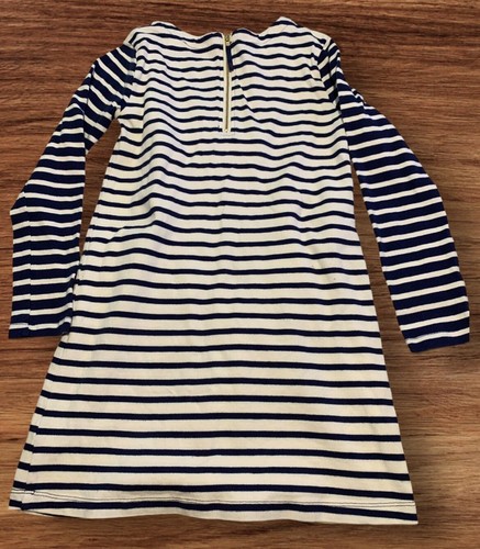 Vineyard Vines Girls Nautical Striped Long Sleeve Dress Size 7/8 Pockets Party - Picture 2 of 7