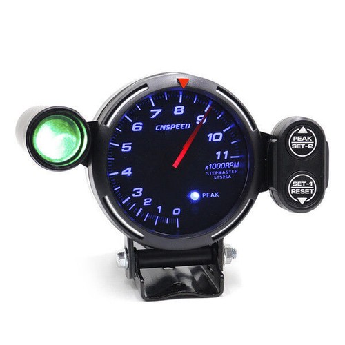 3.5" Tachometer Tacho Gauge 7 Color 0-11K RPM Super Bright LED Background Light - Picture 5 of 9