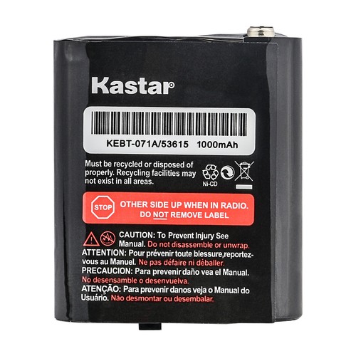 Kastar 1000mAh Ni-CD Battery for Motorola 53615 HKNN4002 HKNN4002A HKNN4002B - Picture 4 of 9