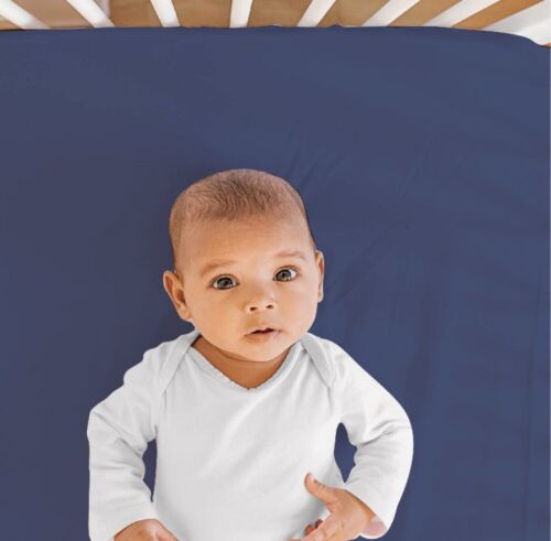 The Peanutshell Crib Sheets for Baby Boys or Girls, Neutral, Crib, Blue - Picture 5 of 10
