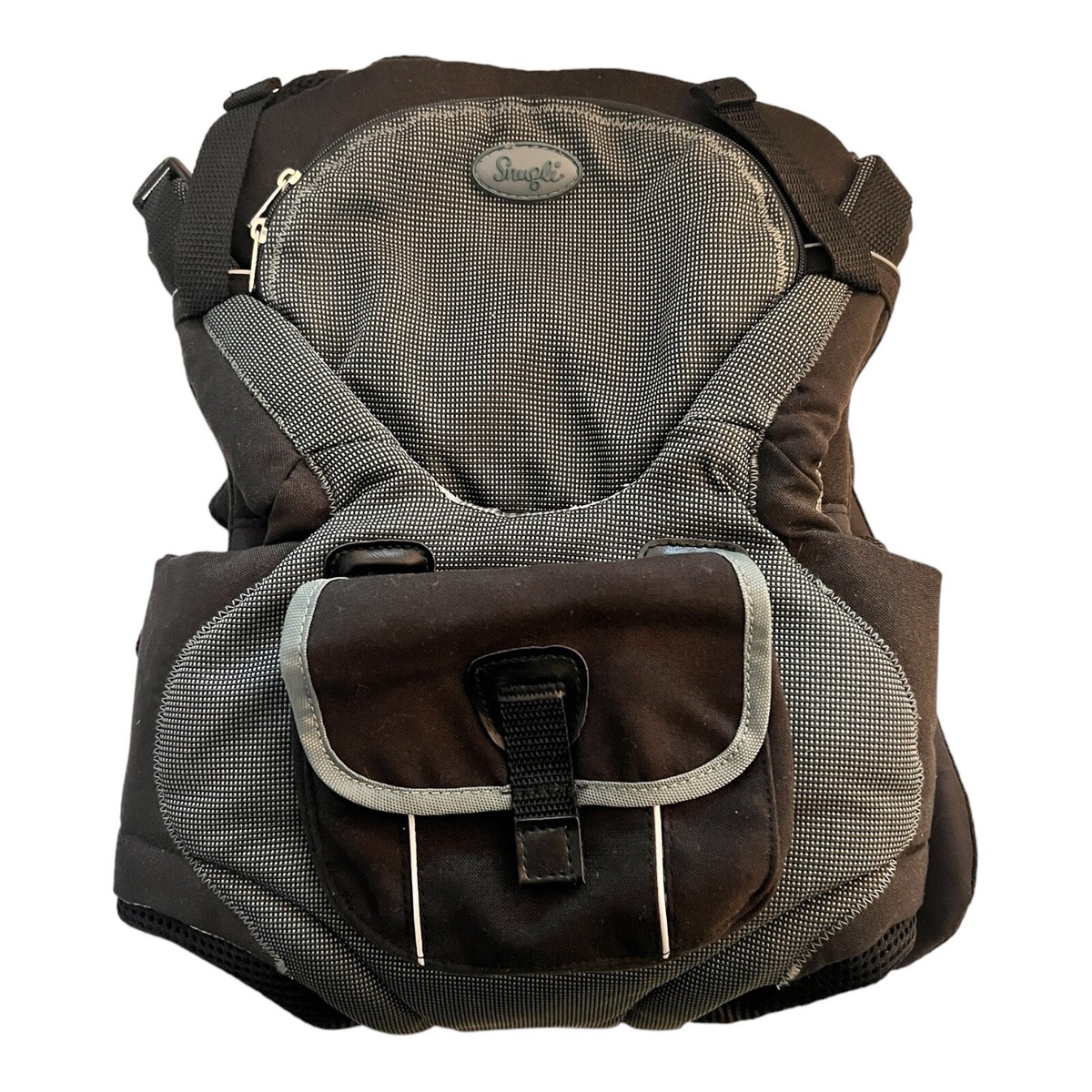 Evenflow Snugli Baby Backpack 3-1 carrier lbs 26 lbs Gray