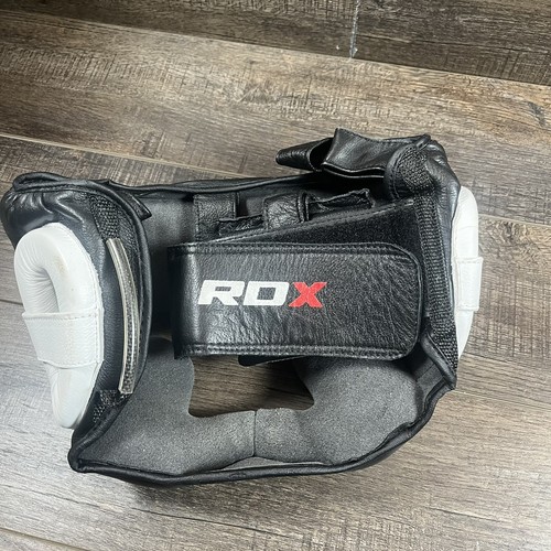 RDX Boxing Face Helmet White/Black HGL T1W size M - Picture 7 of 7