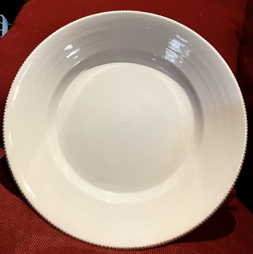 Pottery Barn GABRIELLA XLG 11,5 SPEISETELLER weiß eingerückter Rand Portugal (3) - Bild 2 von 5