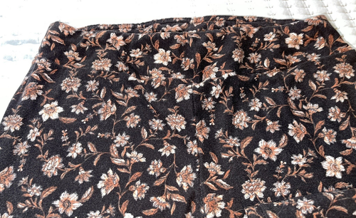TIME and TRUE S (4-6) BLACK FLOWERY POLY. BLEND WOMEN'S PANT'S PRE-OWNED - Picture 6 of 8