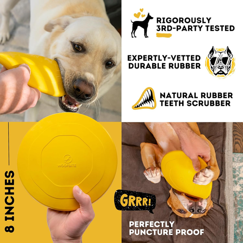 Disco indestructible para perros - Repuesto de por vida - Raza mediana y grande - Ultra D - Imagen 5 de 12