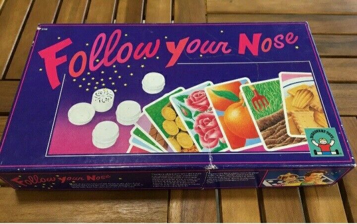 Discovery Toys Follow Your Nose Complete Game Cards Sensory Smell Vintage 90s  