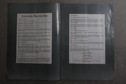 LYNYRD SKYNYRD On the British road ~ 1977 Tour Programme! - Picture 4 of 8